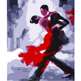 Malen nach Zahlen Tangotänzer